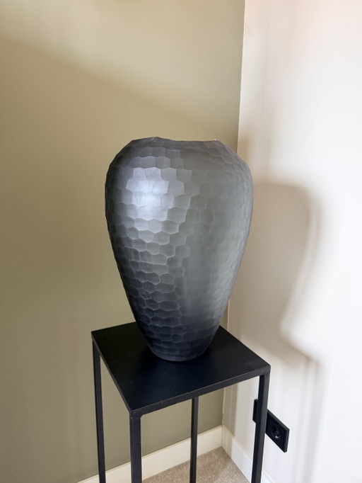 Bombyxx Jiminy L vase Green Gray 45 cm – designer vase