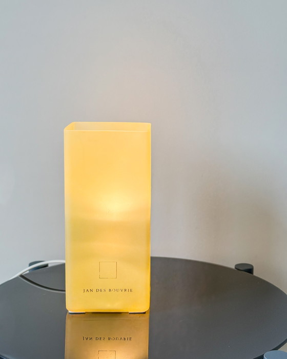 Image 1 of Jan des Bouvrie Table Lamp – Frosted Yellow Glass