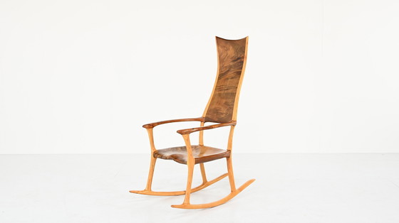 Image 1 of Donald Gordon, Rocking Chair in Kauri and Oak – New Zealand Studio Craft, 2004