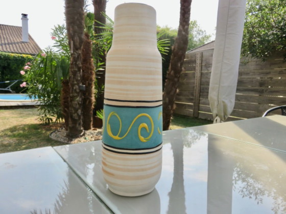 Ceramic Vase with Handle "Germany" 1970 (photo 7 of 9)