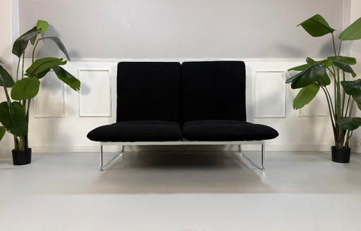 Brühl Roro Medium Fabric Black Sofa