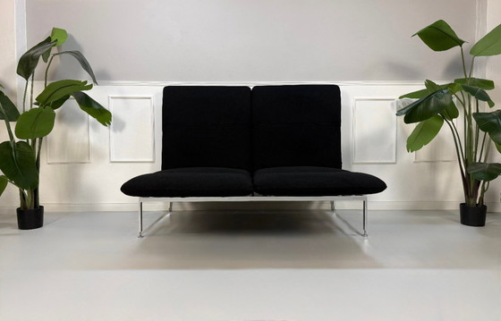 Image 1 of Brühl Roro Medium Fabric Black Sofa