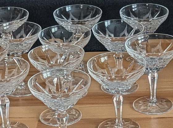 Set van 12 Villeroy & Boch kristallen likeurglazen, champagneglazen – Villeroy und Boch, Glazen & Karaffen (photo 3 of 11)