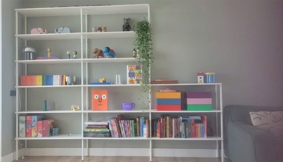 Estantería Rack | VTwonen, Armarios de pared, Hierro, Madera, Blanco (foto 3 de 10)