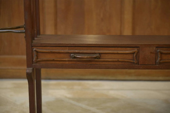 Mahogany cabinet Art Nouveau 1900s – Coat racks, Wood, Copper (photo 12 of 12)