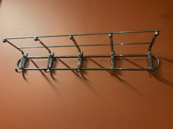 Image 1 of Art Deco coat rack in chrome