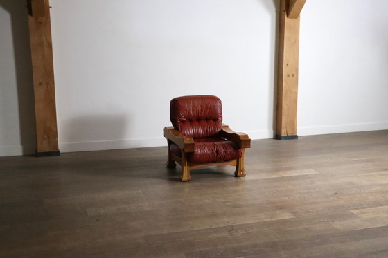 Image 1 of Hussar lounge chair by Luciano Frigerio, Italy 1970s