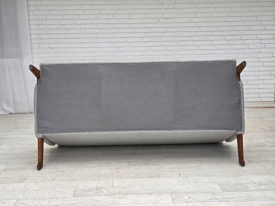 Image 1 of 1960s, Danish design by Arne Hovmand-Olsen, 3-seater sofa model 490, reupholstered.