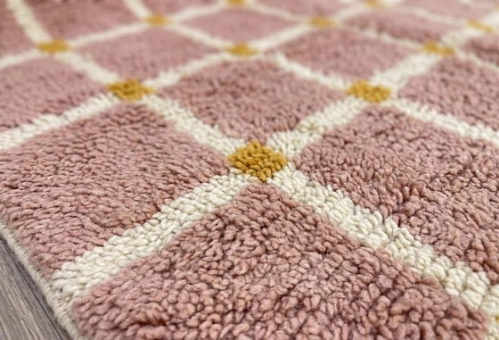 Auténtica alfombra bereber de lana natural del Atlas, 150 x 350 cm. – Wool (photo 4 of 5)