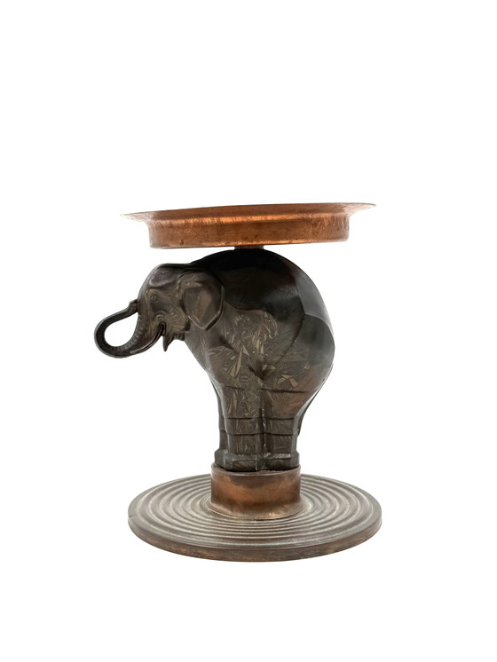 Image 1 of Art Deco Elefanten Coupe Vide Poche, Frankreich 1930er Jahre