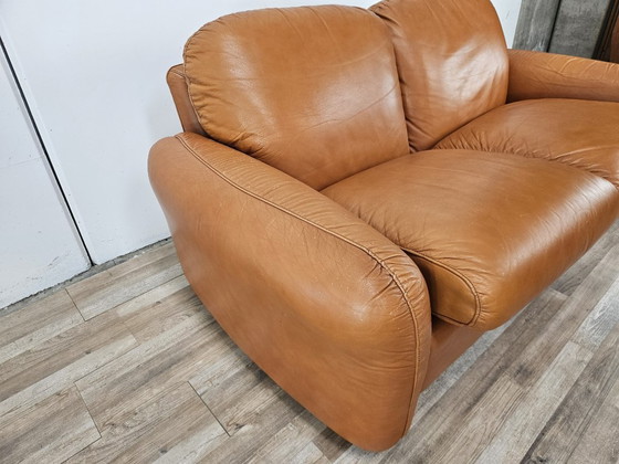 Divano letto a due posti "Piumotto" di Arrigo Arrigoni per Busnelli, 1970 – Divani 2 posti, Pelle (photo 3 of 20)
