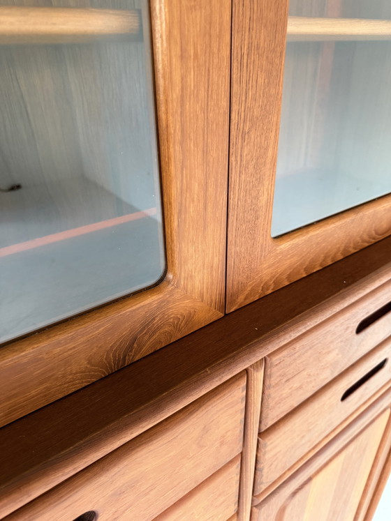 Image 1 of Vintage teak display cabinet, Dyrlund '80