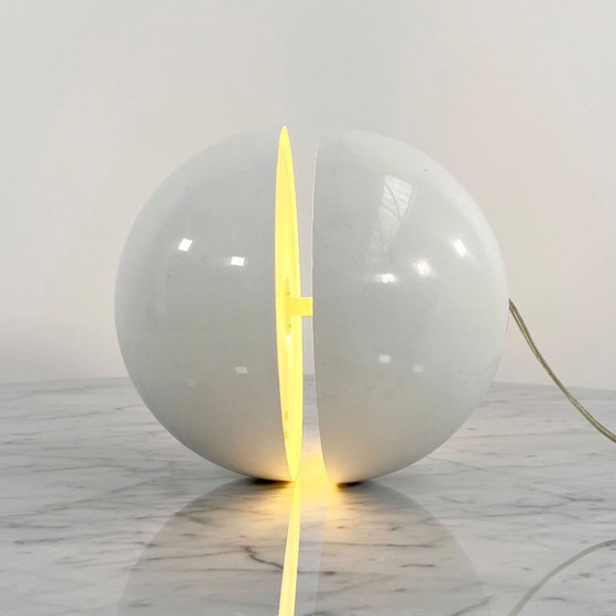 Image 1 of Lampe de table White Sphera d'Andrea Modica pour Lumess, années 1970
