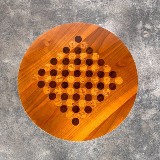 Mesa de ajedrez moderna de mediados de siglo