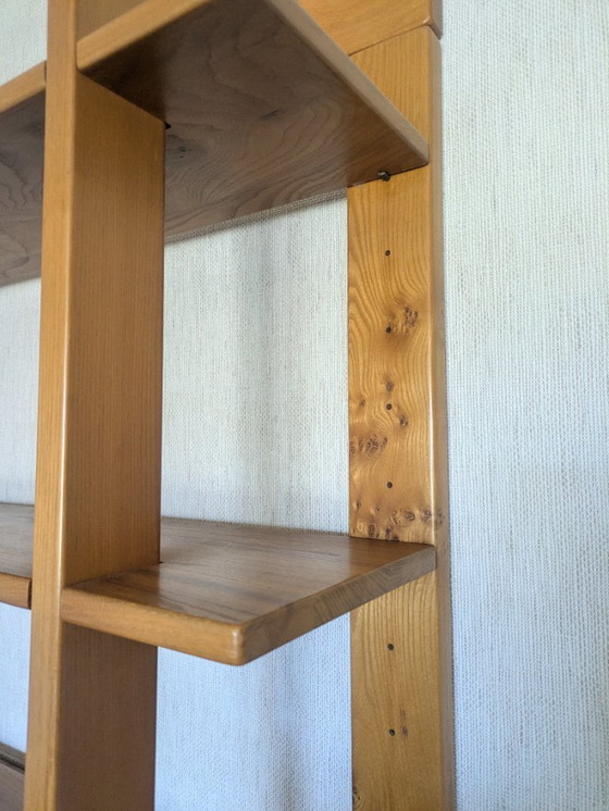 Mobile/mensola a muro in legno in stile Mid-Century Modern, anni '70 – Scaffali a muro, Wood (photo 4 of 5)