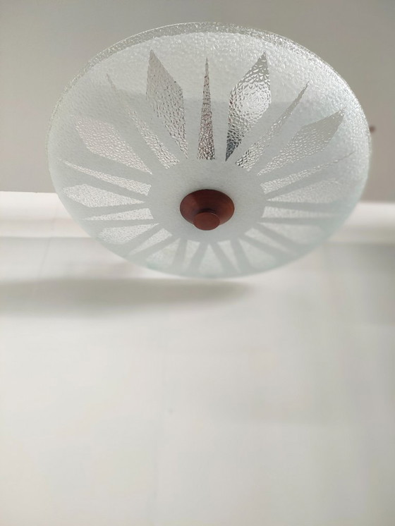 Image 1 of Vintage 50s-60s Scandinavian Ceiling Lamp (Scale Lamp)