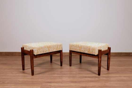 Image 1 of Coppia di sgabelli per bambini in mix di granola giallo bianco