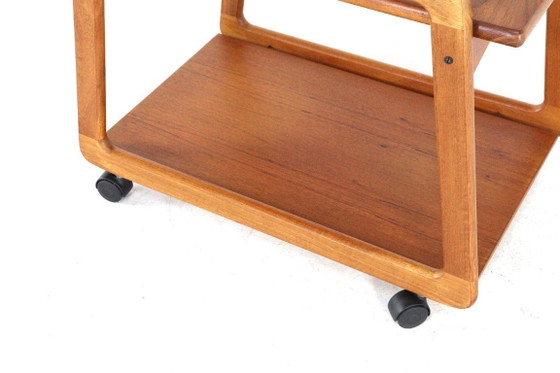 Image 1 of Chariot Sika Mobler « Knebel » à plateau réversible, vintage danois