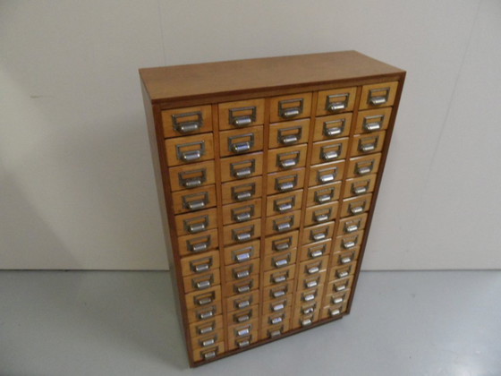 Image 1 of Vintage shop cabinet with 65 drawers