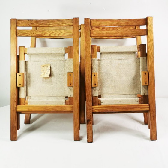 Image 1 of Set klapstoelen Bialskie Fabryki Mebli Biała Podlaska jaren 70