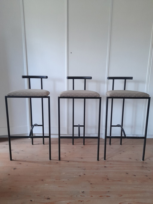 3 x Tokyo bar stool by Rodney Kinsman poyr Bieffeplast