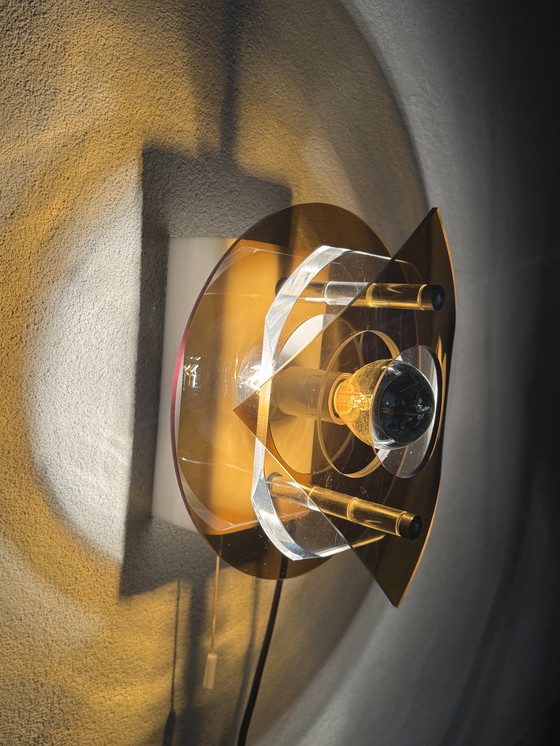 Image 1 of Herda Space Age Wall Lamp 1970s