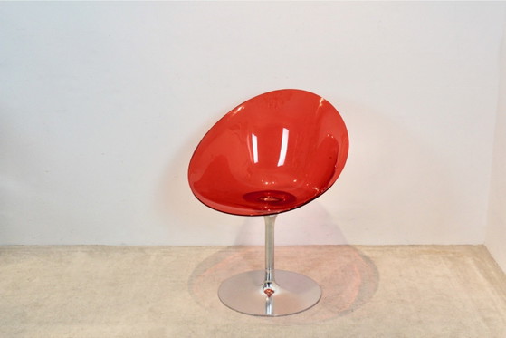 Philippe Starck per Kartell, Sedia Eros Arancione, Italia, Poltrone relax, Rosso, Postmodern (foto 5 di 10)