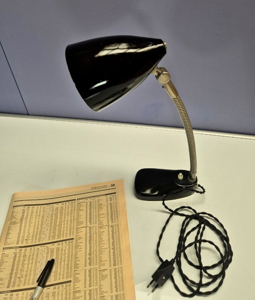 Vintage Bureaulamp Hala 13 – bureaulampen, Metal, Chrome (photo 2 of 12)
