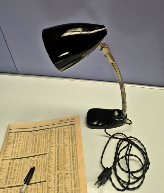 Vintage Bureaulamp Hala 13 – Bureaulampen, Metal, Chrome (photo 2 of 12)
