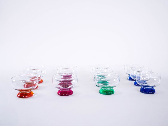 Image 1 of Set of dessert bowls, Italian design, 1970s, made in Italy