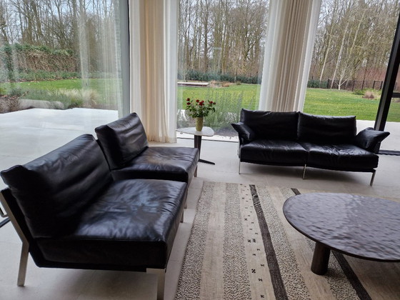 Image 1 of Amplio 2 plazas, 2 x 1 plaza, tumbona, cuero.