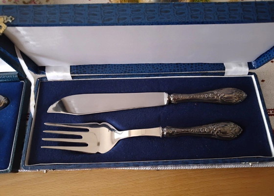 Image 1 of Old serving cutlery Vintage Portugal