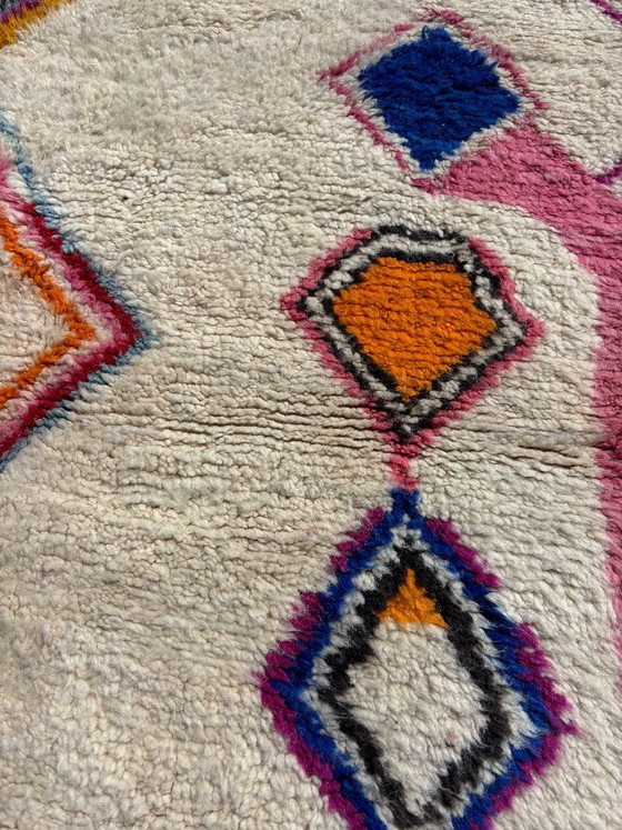 Image 1 of Tapis marocain moderne et coloré 200x300 cm, authentique tapis marocain, tapis berbère