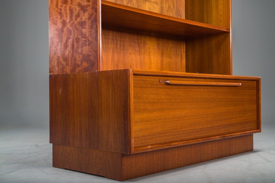 Image 1 of Grande bibliothèque vintage en teck par Heinrich Riestenpatt, 1960s