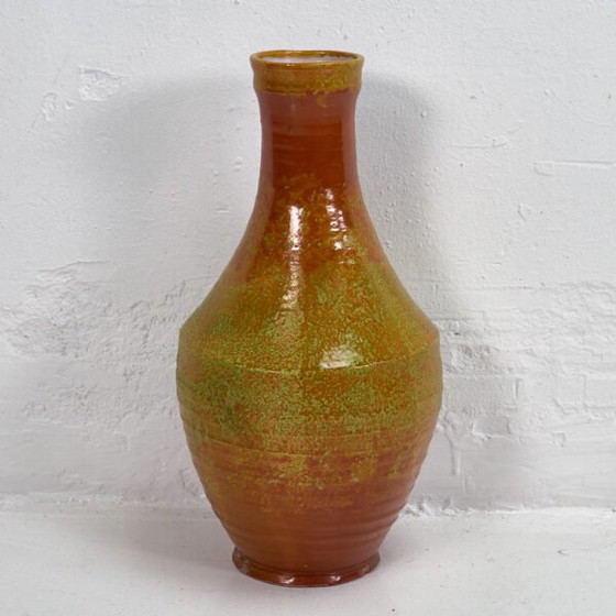 Vaso decorativo arancione vintage (c.1950) – Vasi, Ceramic (photo 5 of 9)