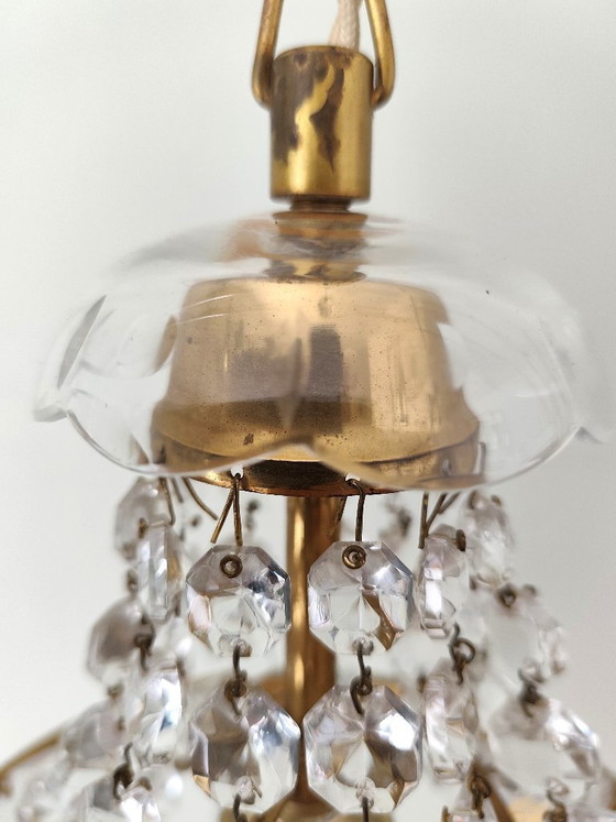 Lustre montgolfière ancien – Glass (photo 5 of 16)