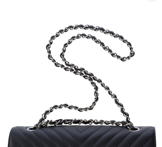 Image 1 of Sac CHANEL Timeless/Classique en Cuir Noir - 103570
