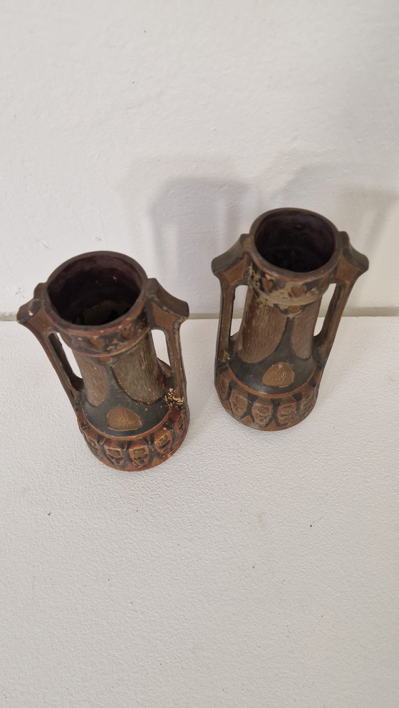 Image 1 of 2 Art Nouveau vases 1930