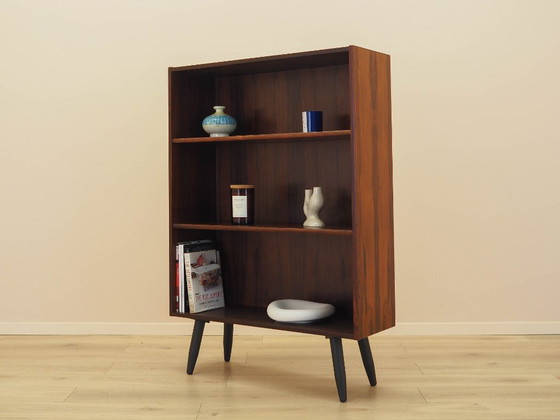 Image 1 of Boekenkast van palissanderhout, Deens ontwerp, jaren 70, gemaakt in Denemarken.