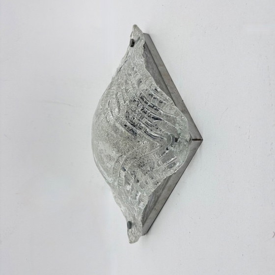 Image 1 of Lampe de plafond/applique Mazzega en verre de Murano soufflé à la main, style années 1970