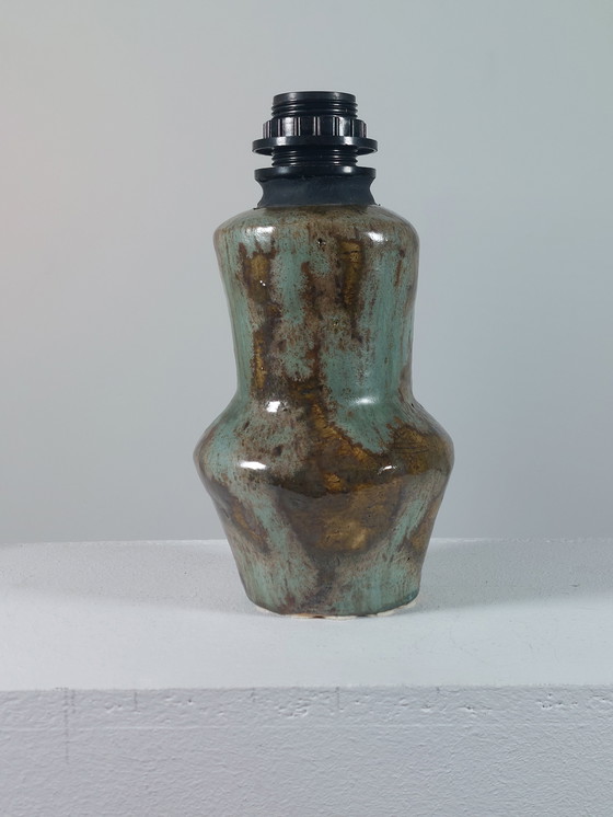 Image 1 of Lampada da tavolo in ceramica d'artista vintage di metà secolo