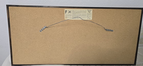 Hendrik Horst wall sculpture – Henrik Horst, Art, Metal, Textile (photo 3 of 5)