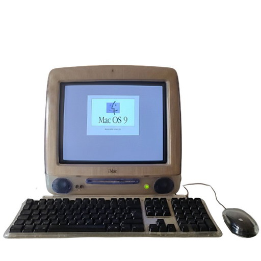 2000 Apple iMac G3/350 "Slot-Loading" - Indigo Edition. Designed by Jony Ive