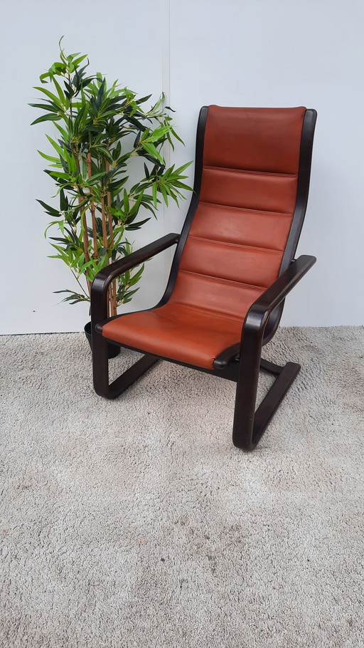 Zweedse Yngve Ekstrom Lamello vintage fauteuil