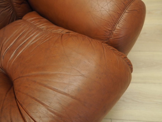Image 1 of Bruine fauteuil, Italiaans design, jaren 70, productie: Italië