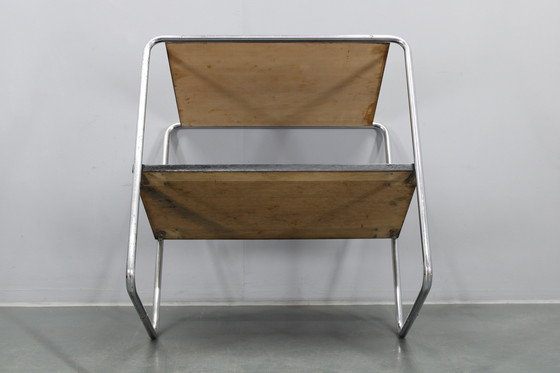 Image 1 of 1930s Marcel Breuer Bauhaus Tubular Console Table , Model B12, Czechoslovakia