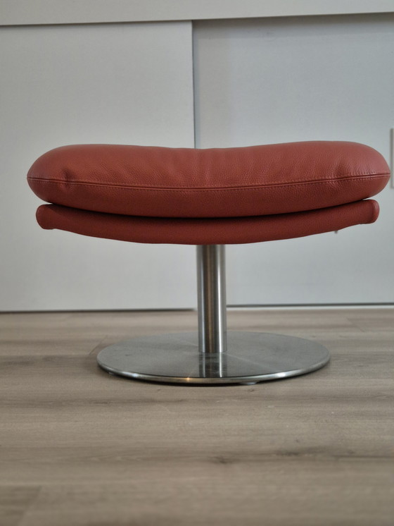 Image 1 of Leolux Cece Leder-Relaxsessel inklusive Hocker