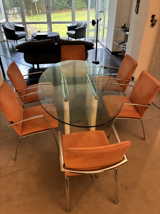 WK - Bacher Tafel met verstelbare Thomas Althaus Stoelen