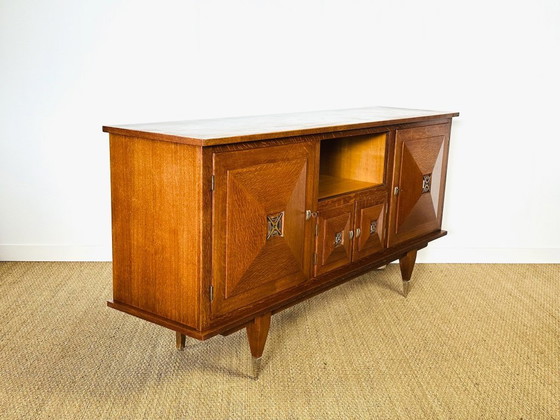 Image 1 of Art Deco eiken dressoir, Frankrijk, jaren 1950