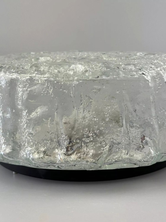 Image 1 of 60er 70er Jahre Deckenlampe Glashütte Limburg Germany Plafoniere Space Age